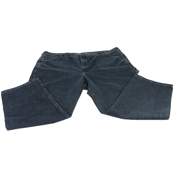 Lee Other - Lee Dungarees Mens Carpenter Jeans 54x32 Blue Denim Workwear Utility Hammer Loop